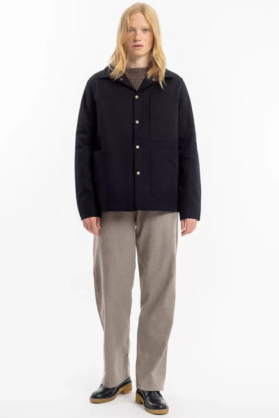 Leichte Jacke Bio Baumwolle - Schwarz