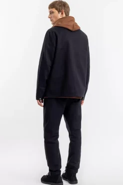 Leichte Jacke Bio Baumwolle - Schwarz