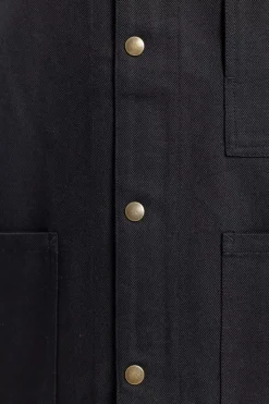 Leichte Jacke Bio Baumwolle - Schwarz