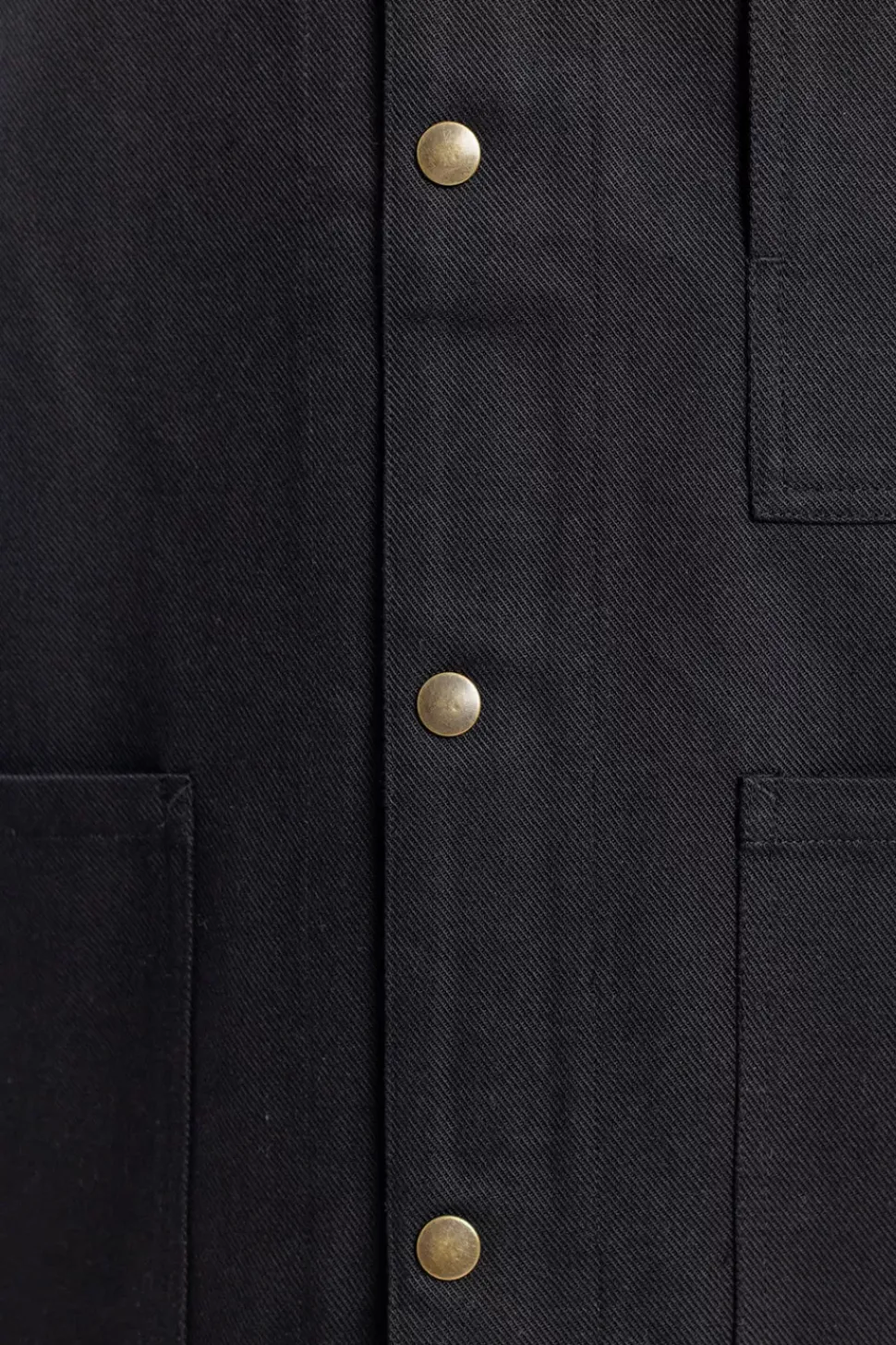 Leichte Jacke Bio Baumwolle - Schwarz