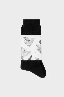 Leichte Socken Schurwolle - Schwarz
