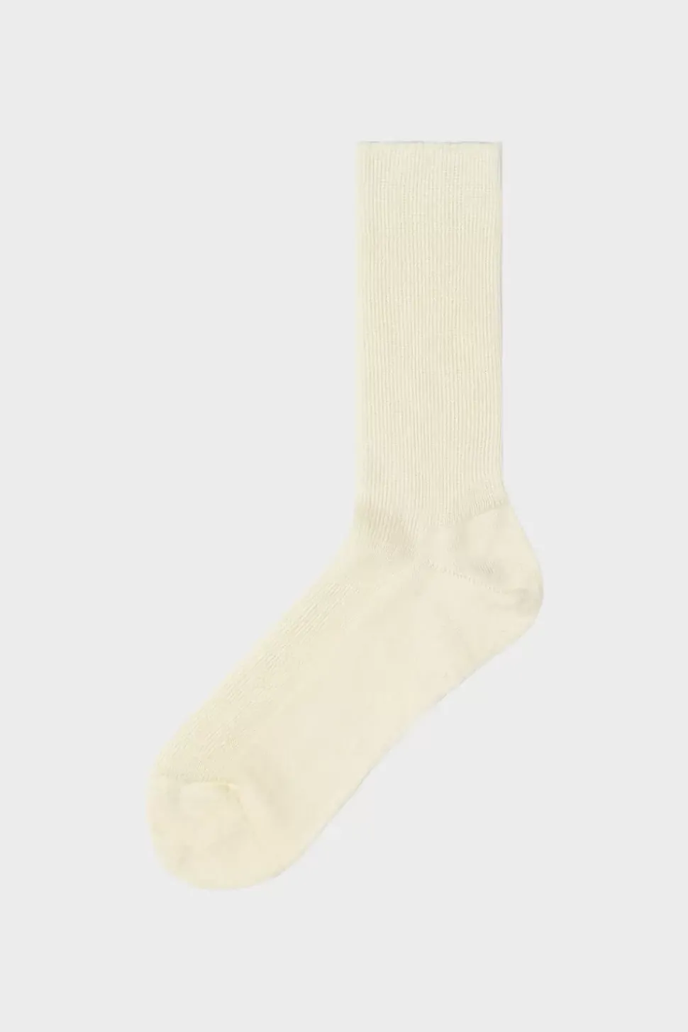Leichte Socken Schurwolle - Weis