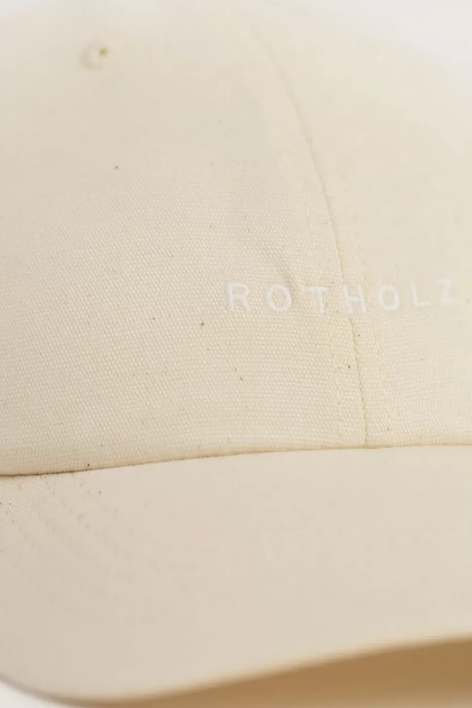 Logo Dad Cap Bio Baumwolle - Creme