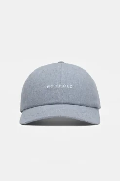 Logo Dad Cap Bio Baumwolle - Denim Blau