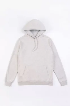 Logo Hoodie Aus Bio-Baumwolle Grau