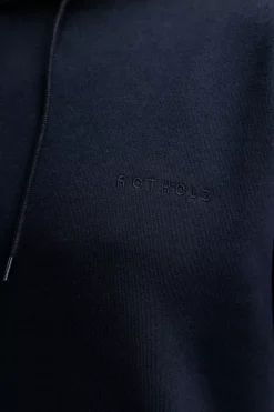Logo Hoodie Aus Bio-Baumwolle Schwarz
