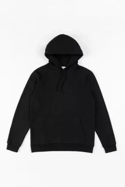 Logo Hoodie Aus Bio-Baumwolle Schwarz