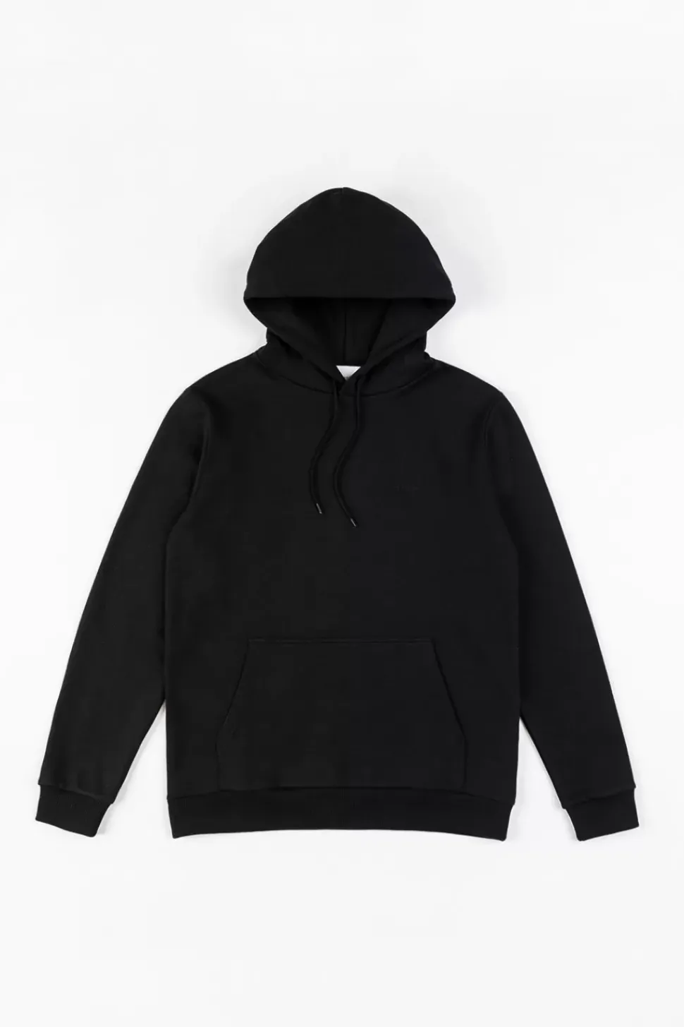 Logo Hoodie Aus Bio-Baumwolle Schwarz