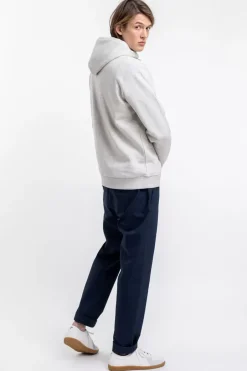 Logo Hoodie Aus Bio-Baumwolle Grau