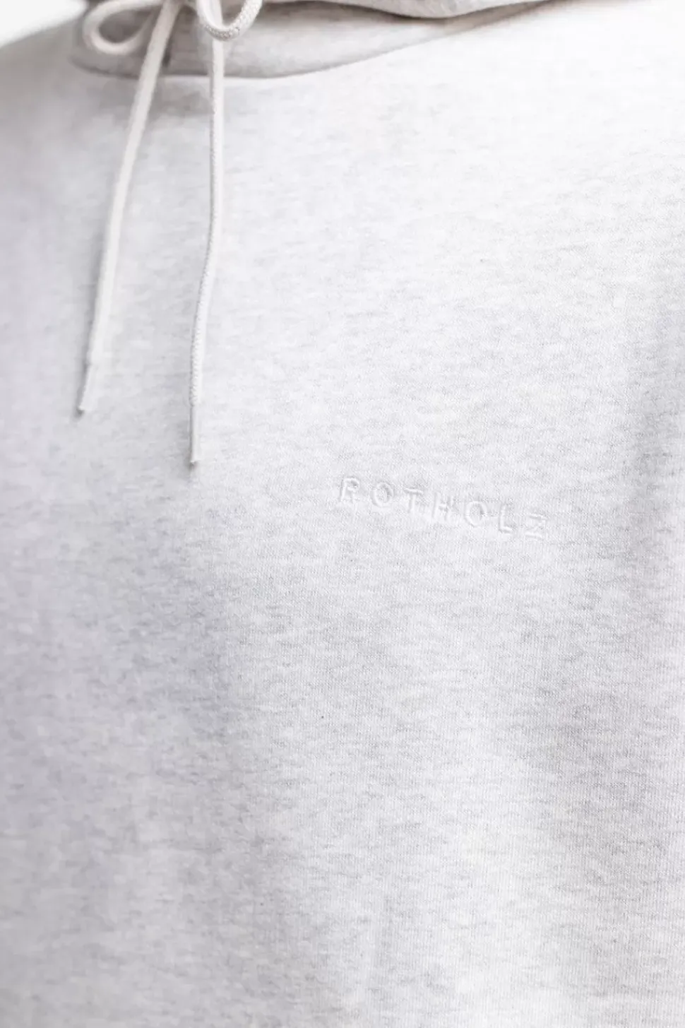 Logo Hoodie Aus Bio-Baumwolle Grau