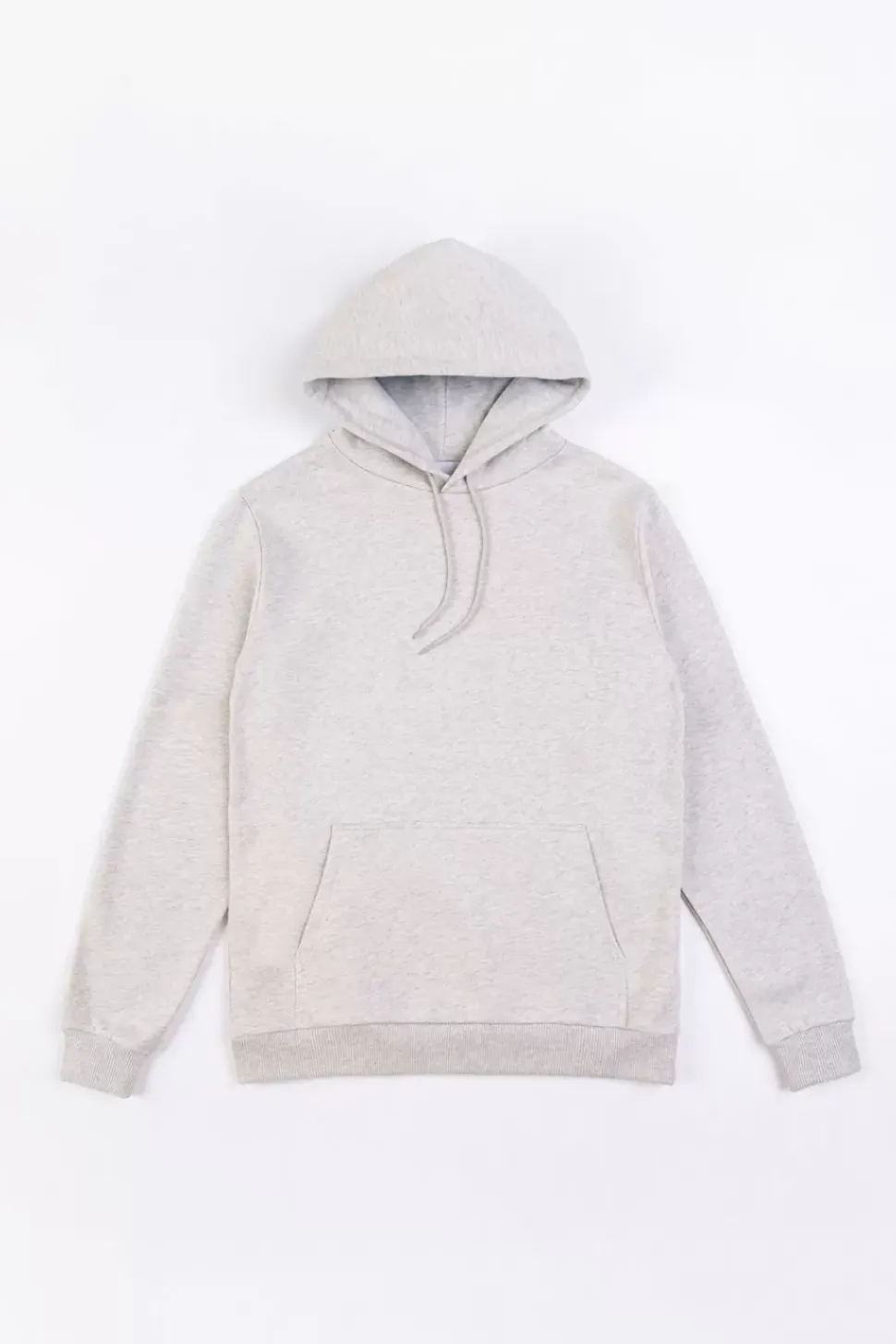 Logo Hoodie Aus Bio-Baumwolle Grau