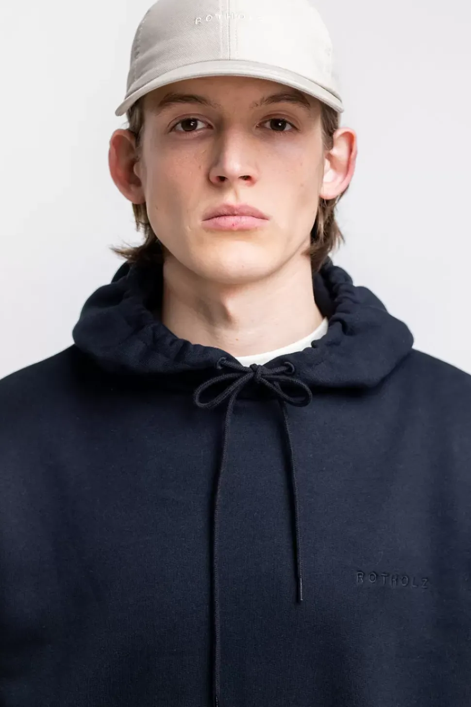 Logo Hoodie Aus Bio-Baumwolle Schwarz