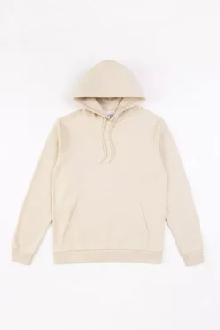 Logo Hoodie Aus Bio-Baumwolle Creme