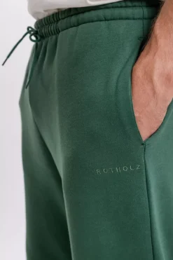 Logo Sweatpants Aus Bio-Baumwolle Grun