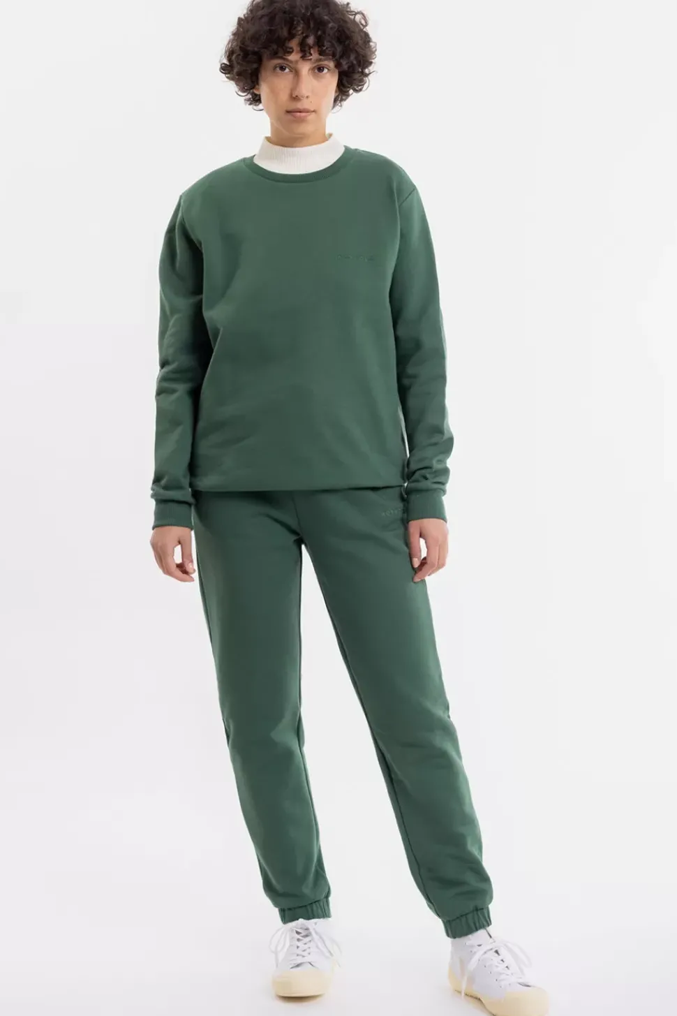 Logo Sweatpants Aus Bio-Baumwolle Grun