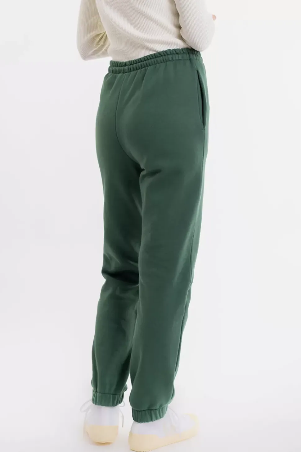 Logo Sweatpants Aus Bio-Baumwolle Grun