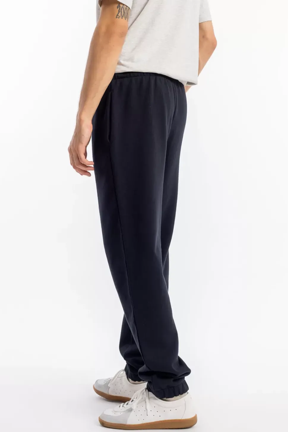Logo Sweatpants Bio Baumwolle - Schwarz