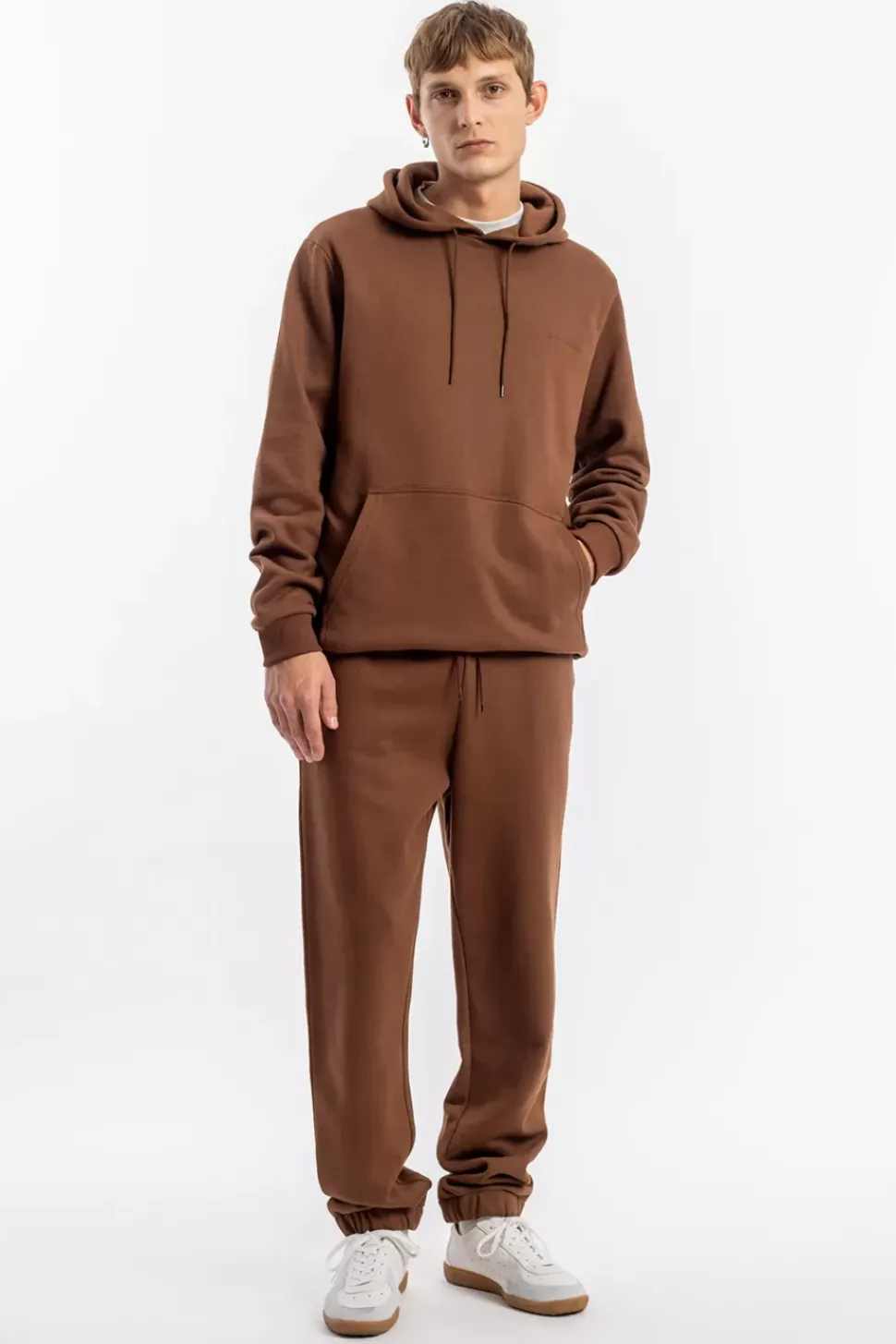 Logo Sweatpants Bio Baumwolle - Braun
