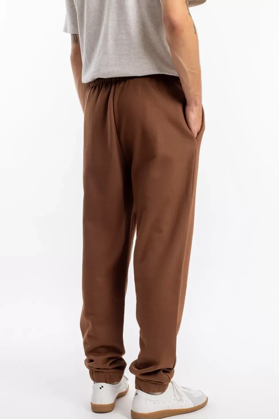 Logo Sweatpants Bio Baumwolle - Braun