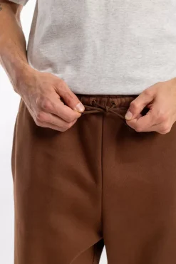 Logo Sweatpants Bio Baumwolle - Braun