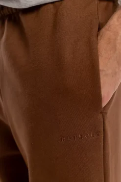 Logo Sweatpants Bio Baumwolle - Braun