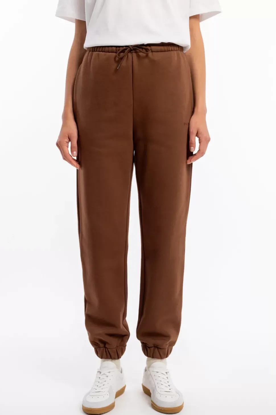 Logo Sweatpants Bio Baumwolle - Braun