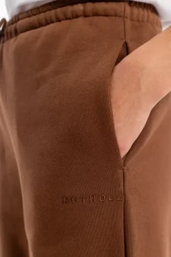 Logo Sweatpants Bio Baumwolle - Braun