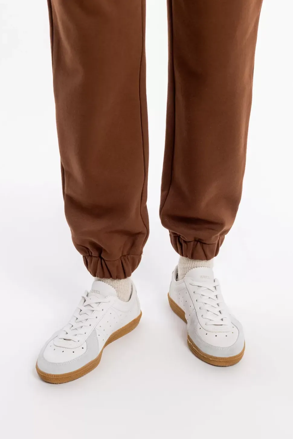 Logo Sweatpants Bio Baumwolle - Braun