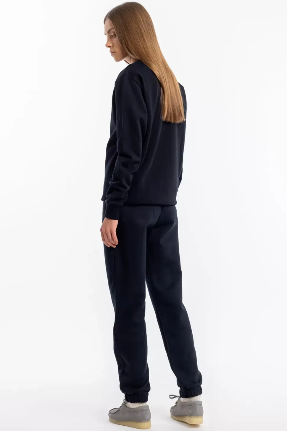 Logo Sweatshirt Bio Baumwolle - Schwarz