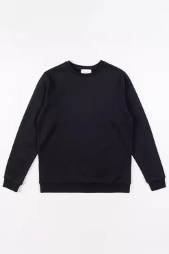 Logo Sweatshirt Bio Baumwolle - Schwarz
