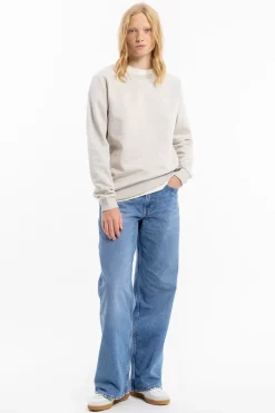 Logo Sweatshirt Bio Baumwolle - Grau