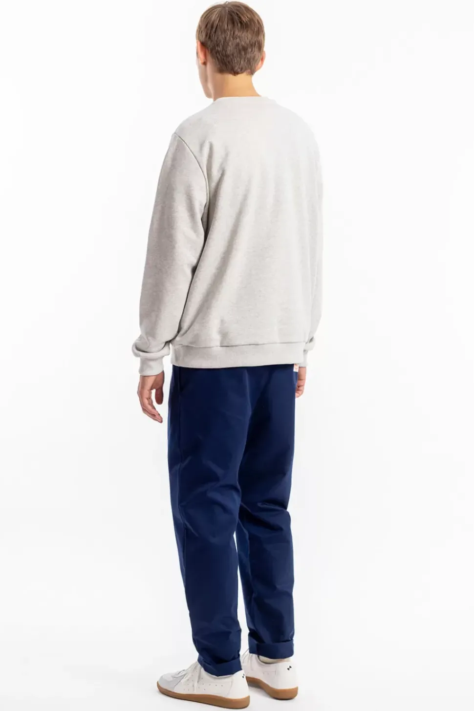 Logo Sweatshirt Bio Baumwolle - Grau
