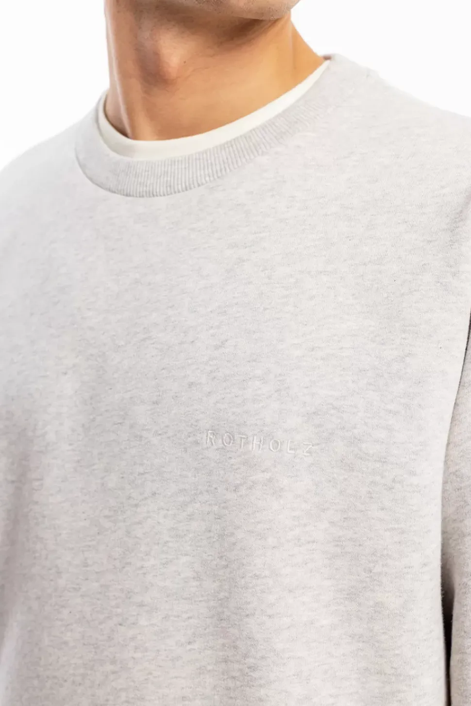 Logo Sweatshirt Bio Baumwolle - Grau