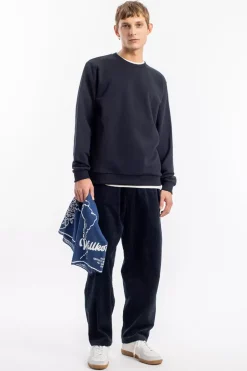 Logo Sweatshirt Bio Baumwolle - Schwarz