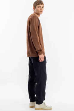 Logo Sweatshirt Bio Baumwolle - Braun