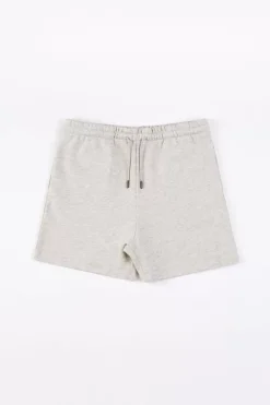 Logo Sweatshorts Aus Bio-Baumwolle Grau