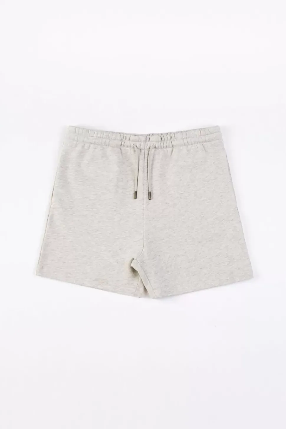 Logo Sweatshorts Aus Bio-Baumwolle Grau