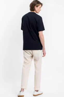 Logo T-Shirt Aus Bio-Baumwolle Schwarz