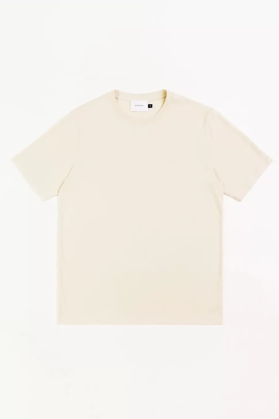 Logo T-Shirt Aus Bio-Baumwolle Creme