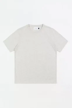 Logo T-Shirt Aus Bio-Baumwolle Grau