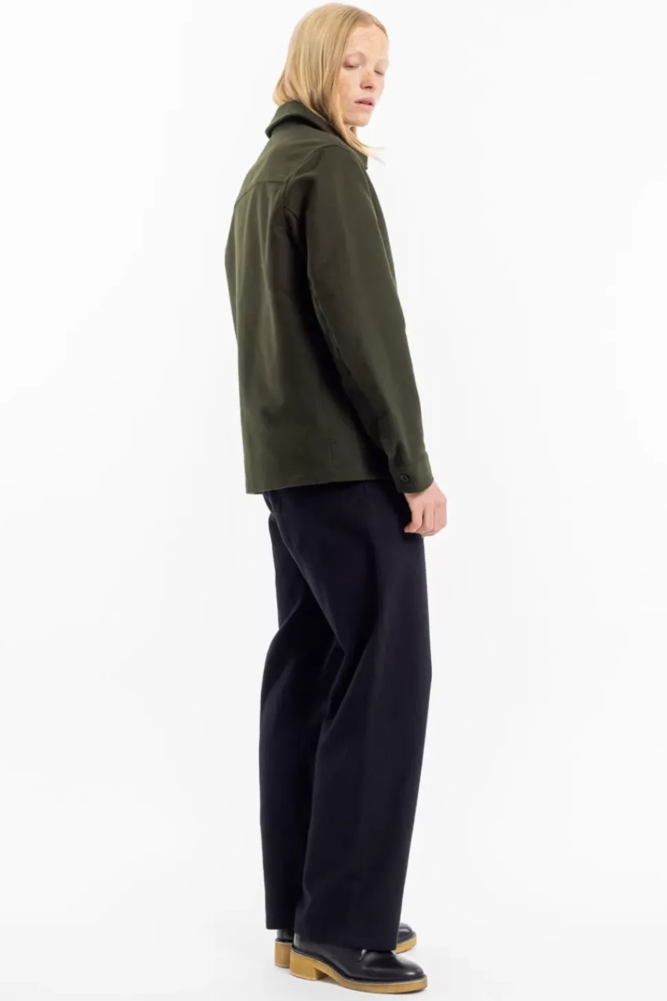 Moleskin Jacke Bio Baumwolle - Oliv