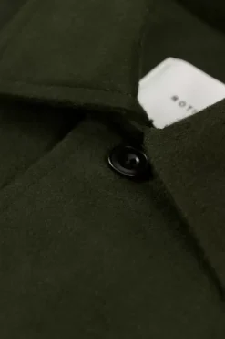 Moleskin Jacke Bio Baumwolle - Oliv