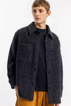 Overshirt Bio Wollmischung - Anthrazit