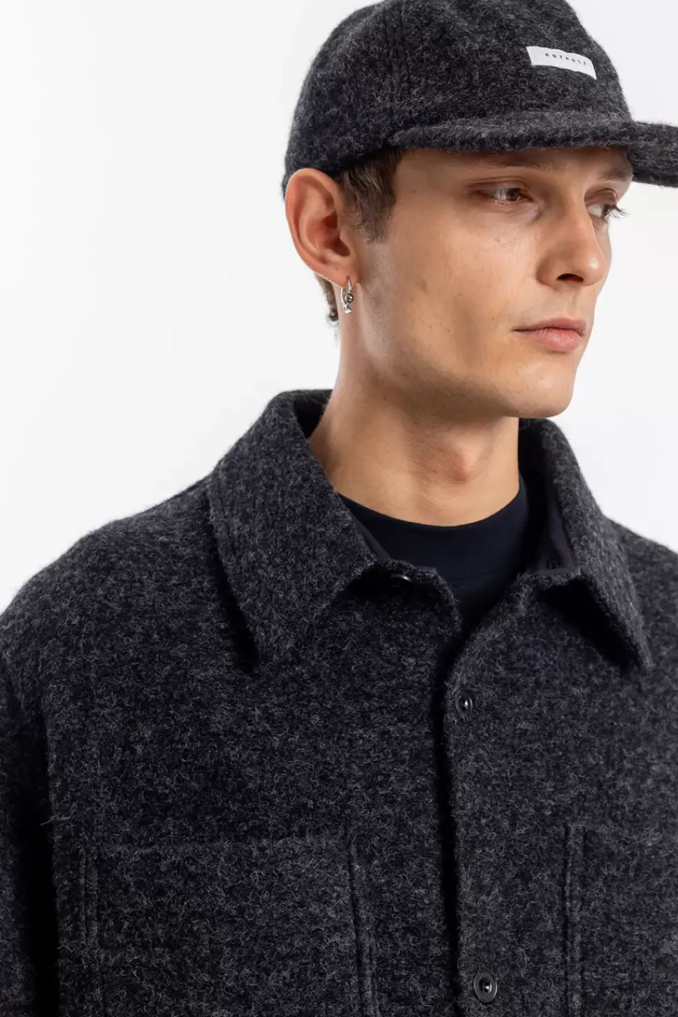 Overshirt Bio Wollmischung - Anthrazit