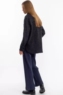 Overshirt Bio Wollmischung - Anthrazit