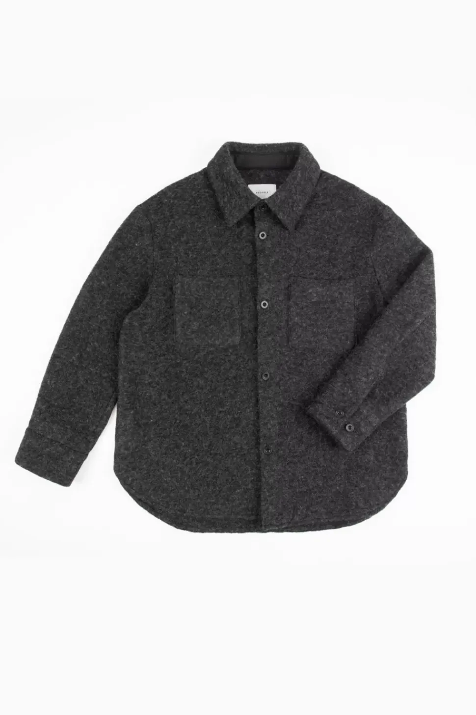 Overshirt Bio Wollmischung - Anthrazit