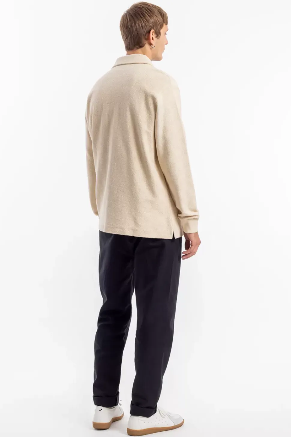 Polo Jersey Bio Baumwolle - Creme