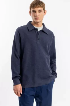 Polo Jersey Bio Baumwolle - Dunkelblau