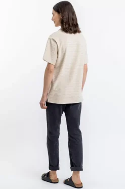 Polo Shirt Aus Bio Frottee Creme
