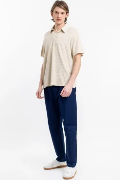 Polo Shirt Aus Bio Frottee Creme